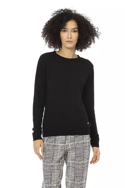 Black Wool Women Sweater