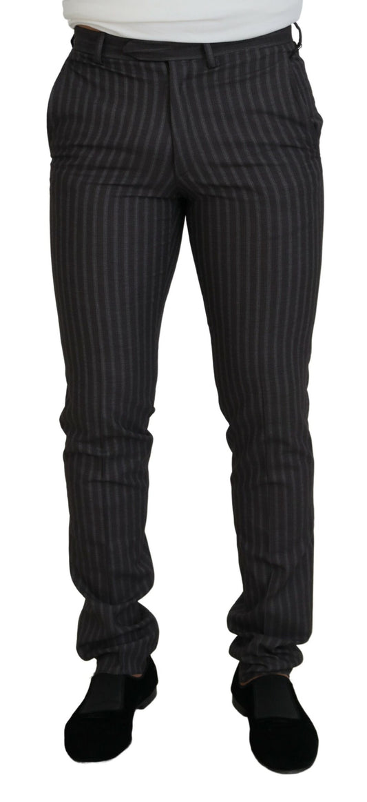 Elegant Striped Dress Pants for Men