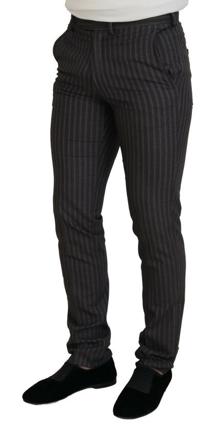 Elegant Striped Dress Pants for Men