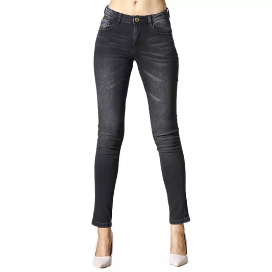 Black Cotton Women's Jean