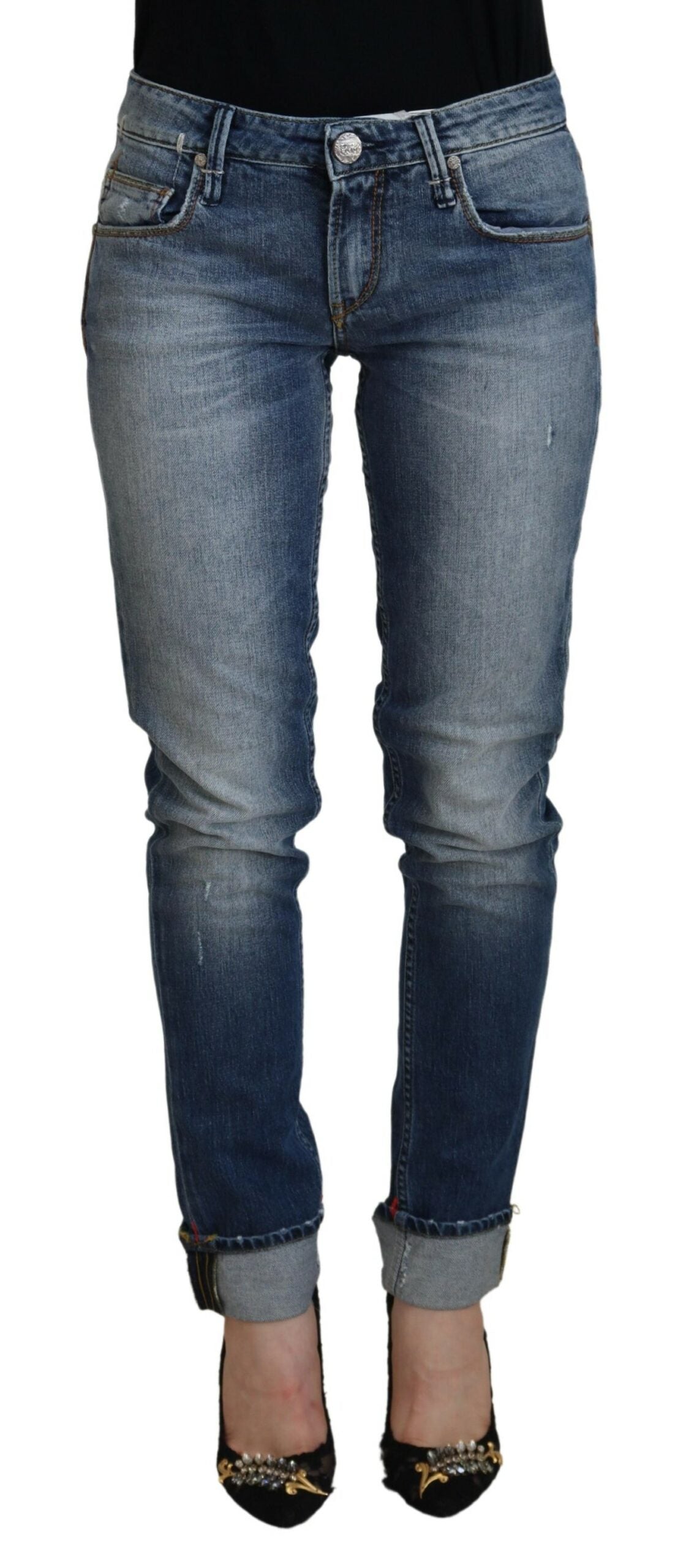 Sleek Skinny Low Waist Denim Jeans