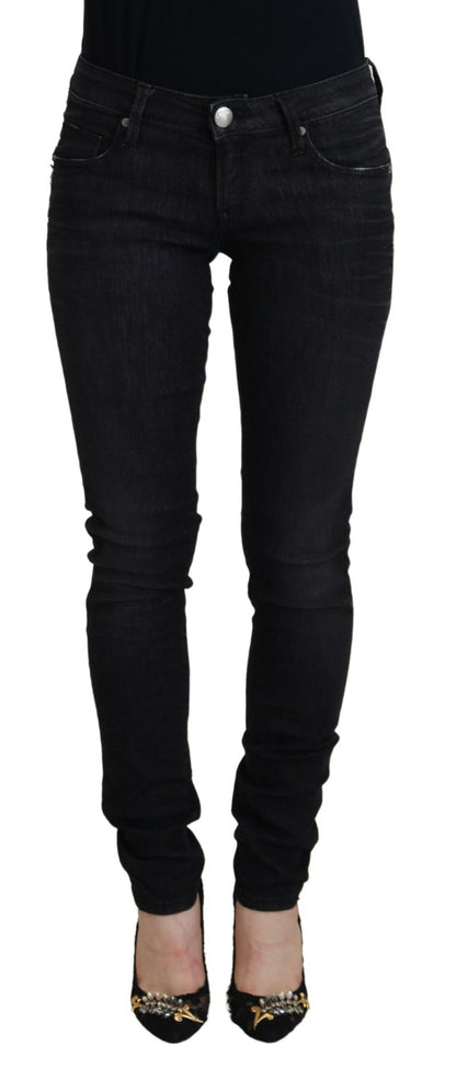 Chic Low Waist Designer Skinny Jeans