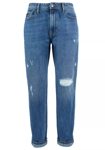 Blue Cotton Men's Jeans