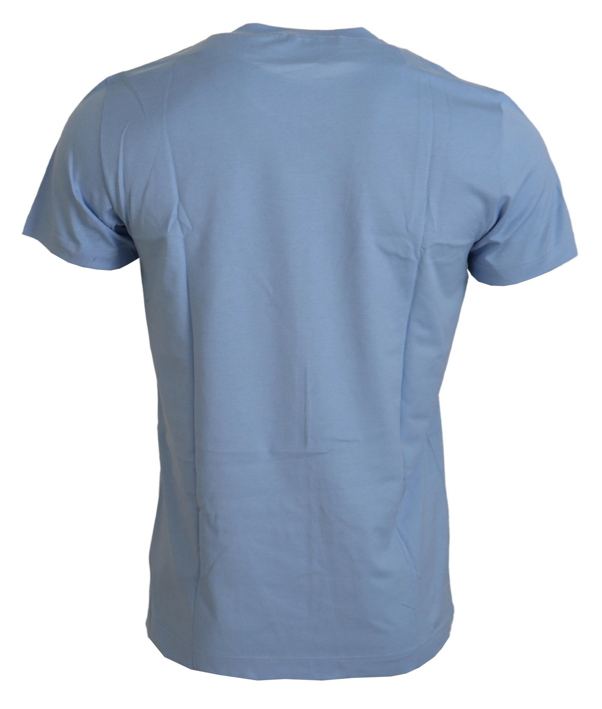 Elegant Light Blue Cotton Tee