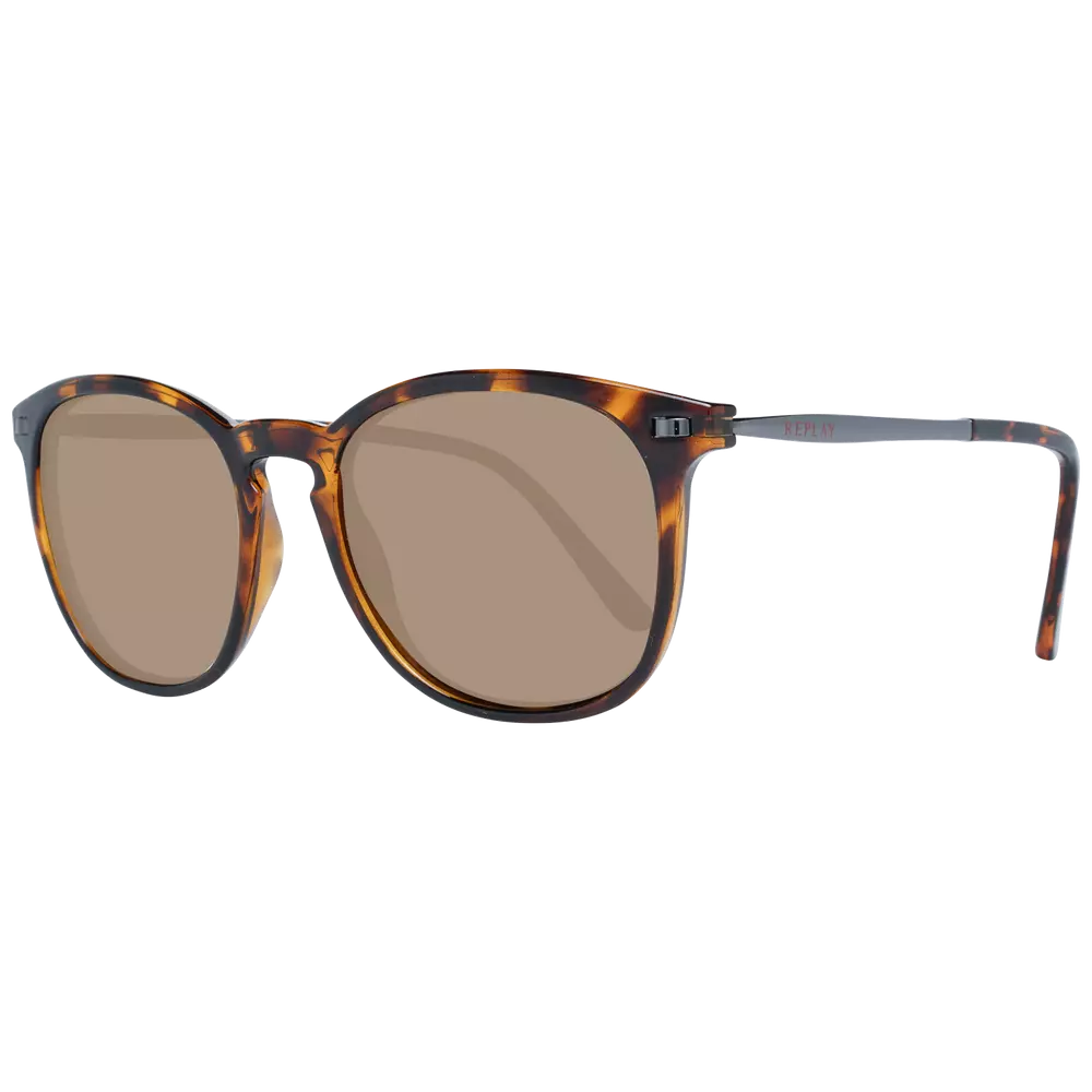 Brown Unisex Sunglasses