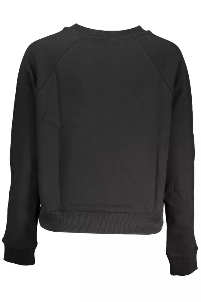 Black Cotton Women Sweater