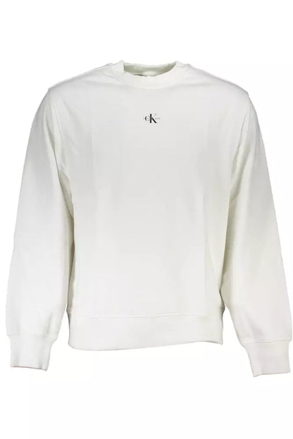 White Cotton Men Sweater