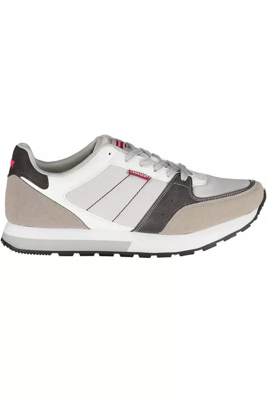 Gray Eco Leather Men Sneaker