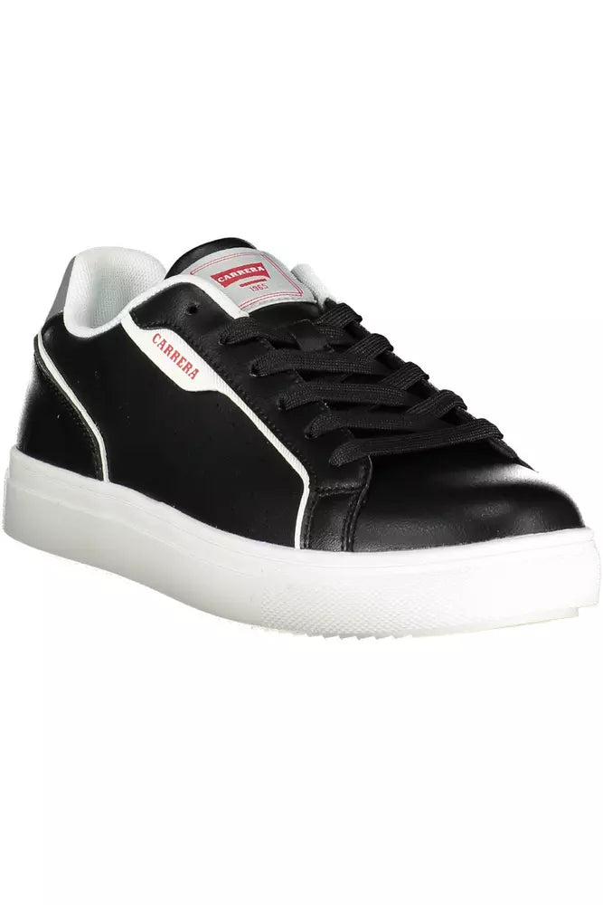 Black Polyethylene Men Sneaker