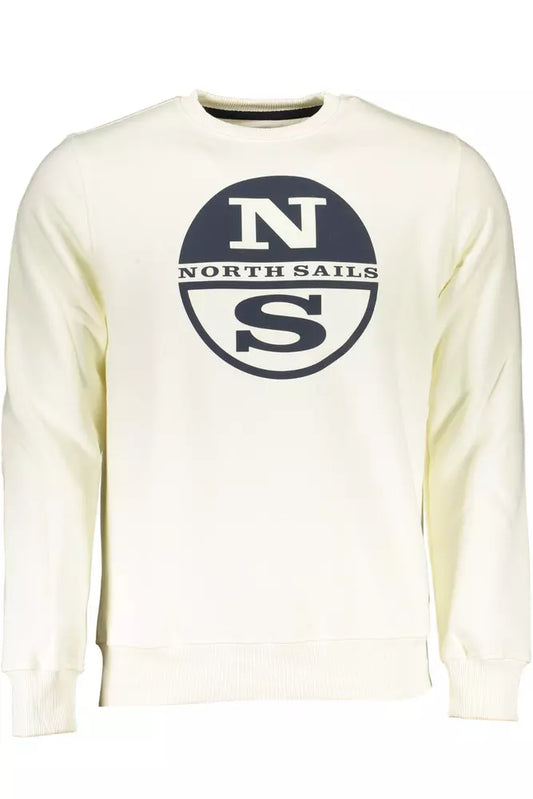 White Cotton Men Sweater