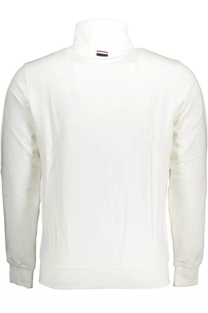 White Cotton Men Sweater