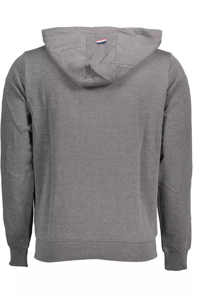 Gray Cotton Men Sweater