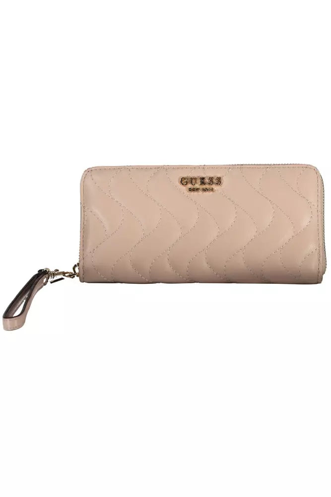 Pink Polyethylene Women Wallet