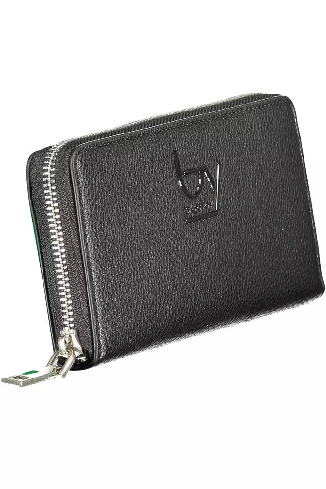 Black Polyethylene Women Wallet