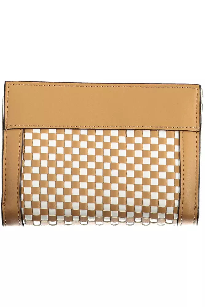 Brown Polyethylene Women Wallet