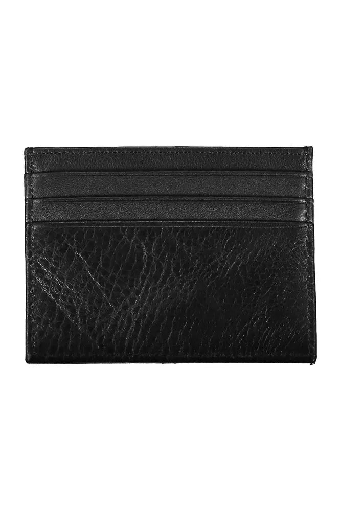 Black Leather Men Wallet