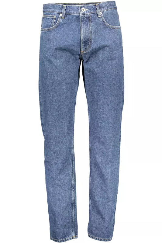 Blue Cotton Men Jeans