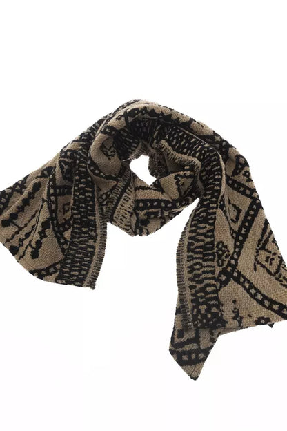 Brown Acetate Women Scarf