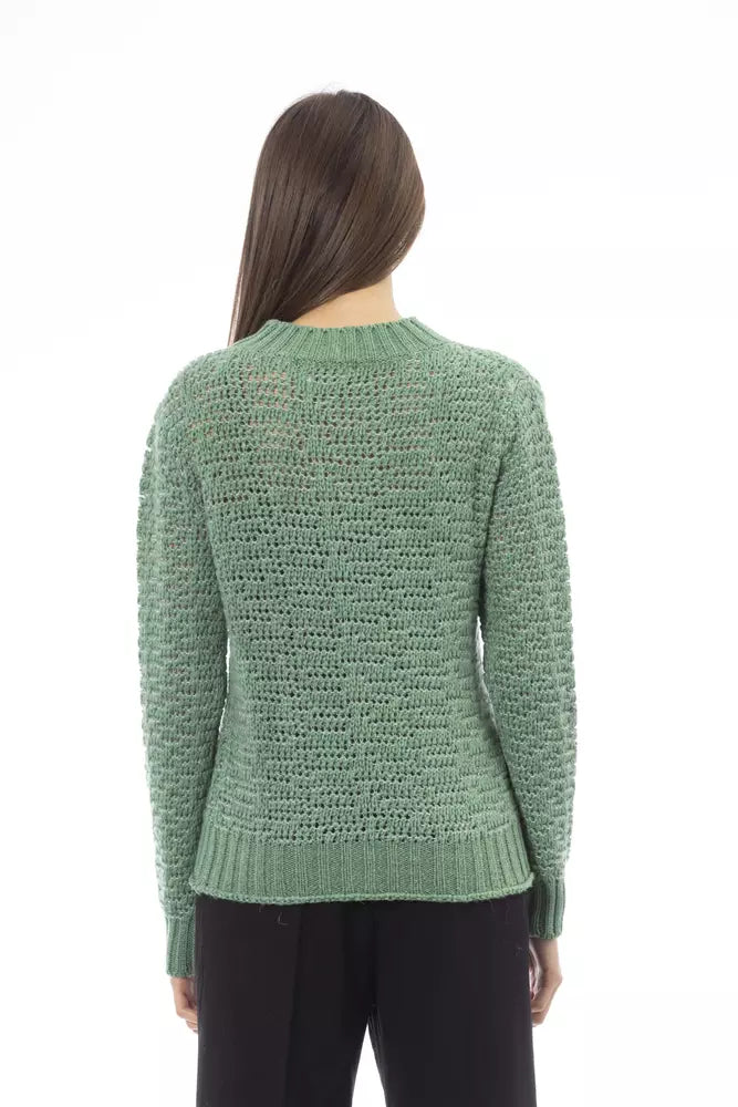 Green Polyamide Women Sweater