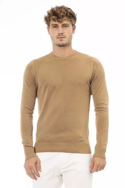 Beige Modal Men Sweater