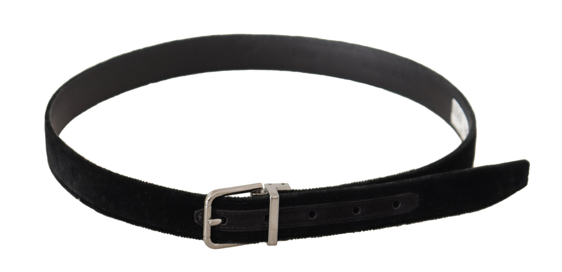 Elegant Black Velvet Designer Belt