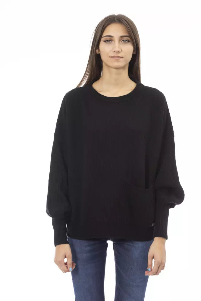 Black Cashmere Women Sweater