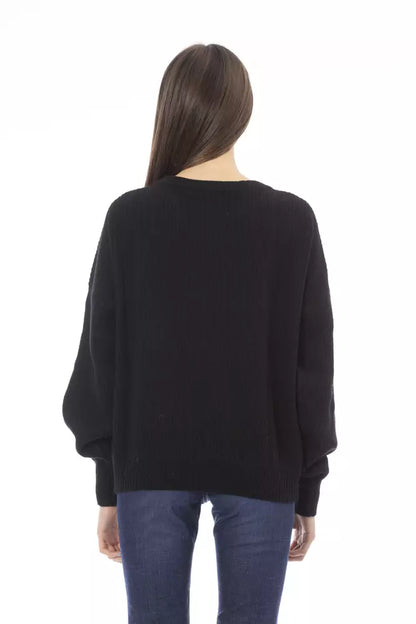 Black Cashmere Women Sweater