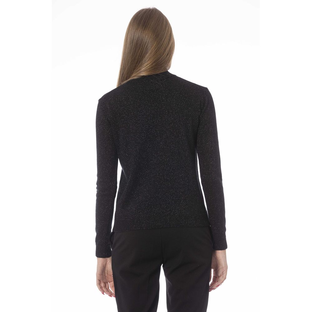 "Black Cashmere Women Sweater"