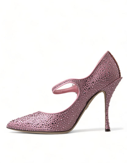 Enchanting Pink Crystal Pumps