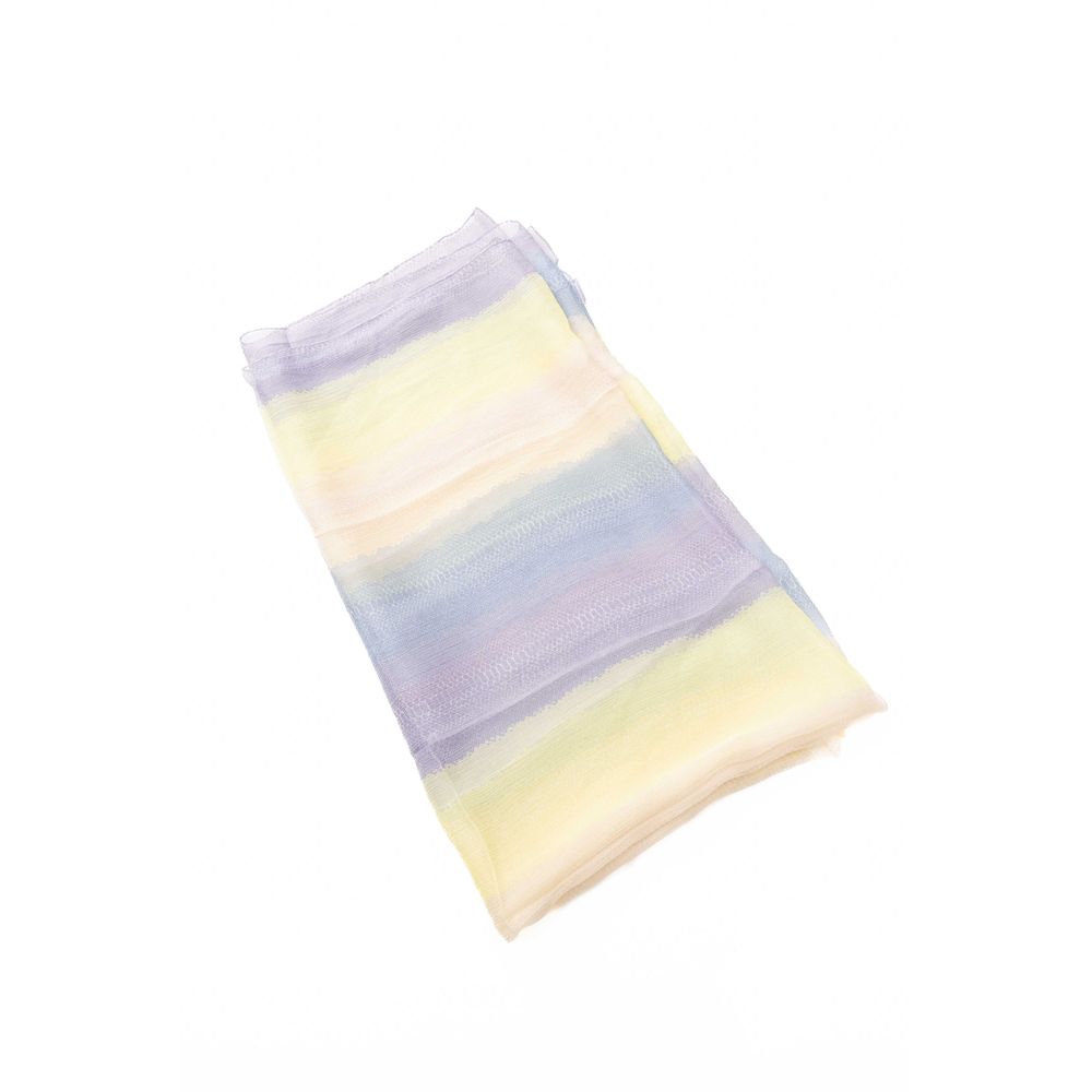 Multicolor Silk Women Scarf