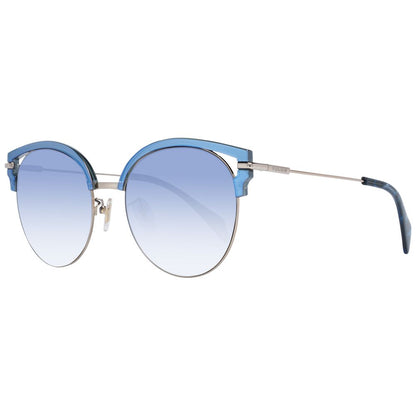 Chic Blue Gradient Butterfly Sunglasses