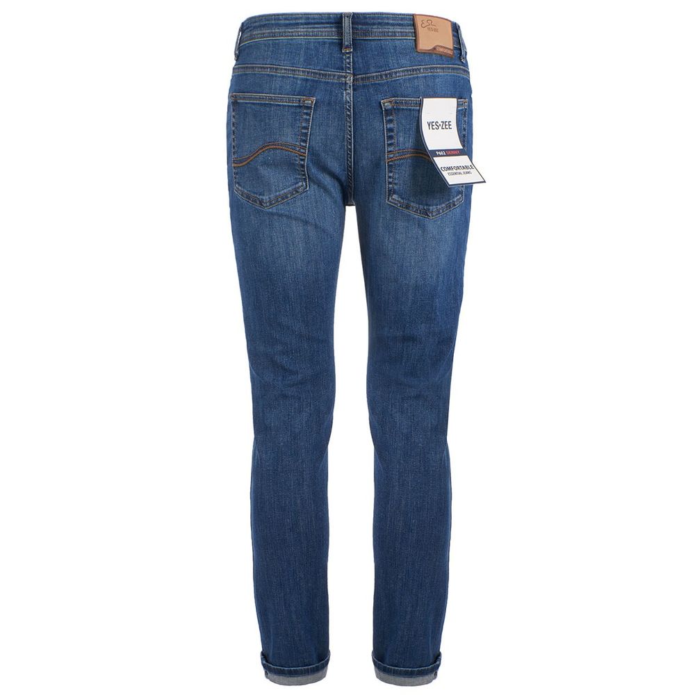 Chic Dark Wash Comfort Denim Jeans