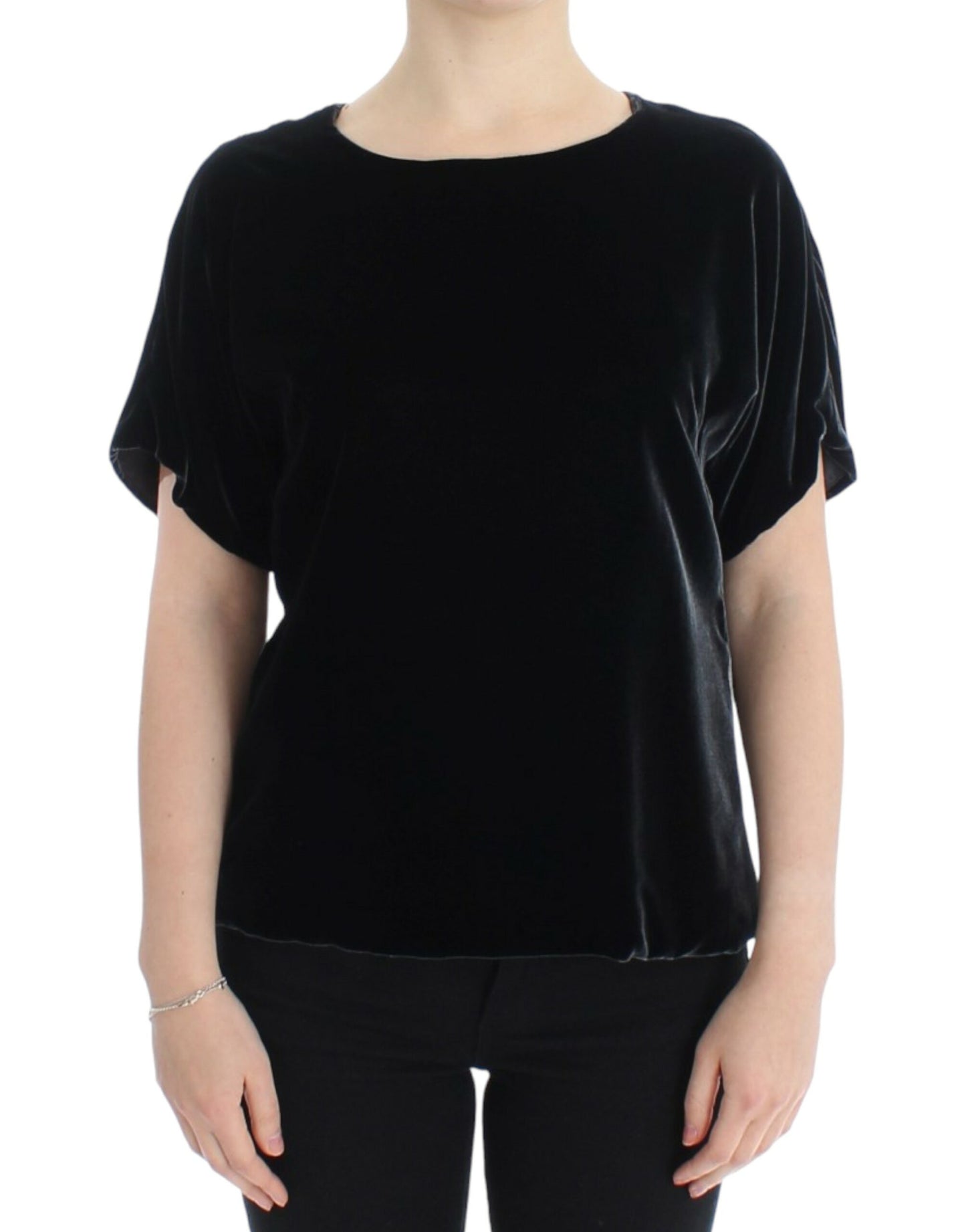 Enchanting Velvet Short Sleeve Top