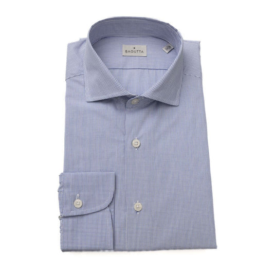 Light Blue Cotton Men Shirt