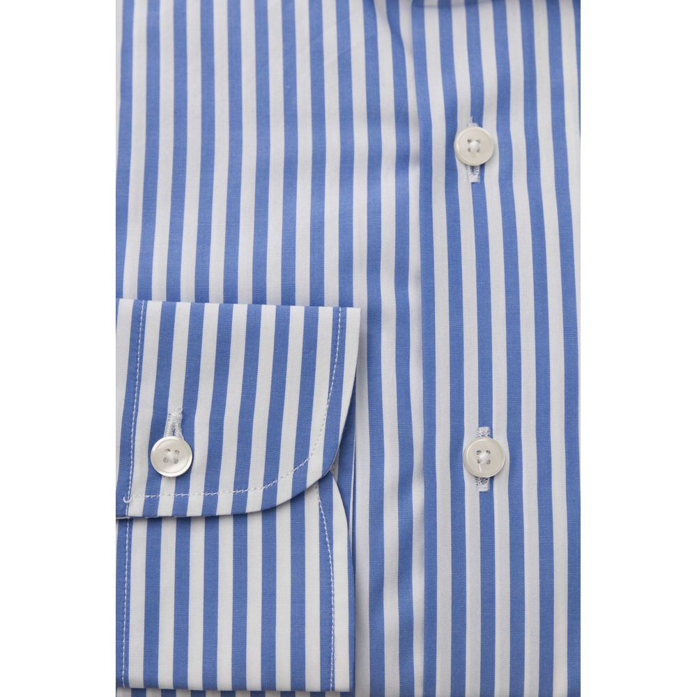 Light Blue Cotton Men Shirt