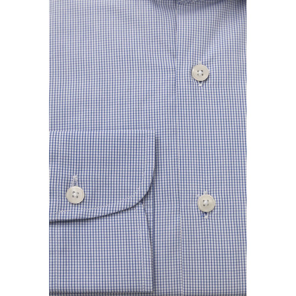 Light Blue Cotton Men Shirt