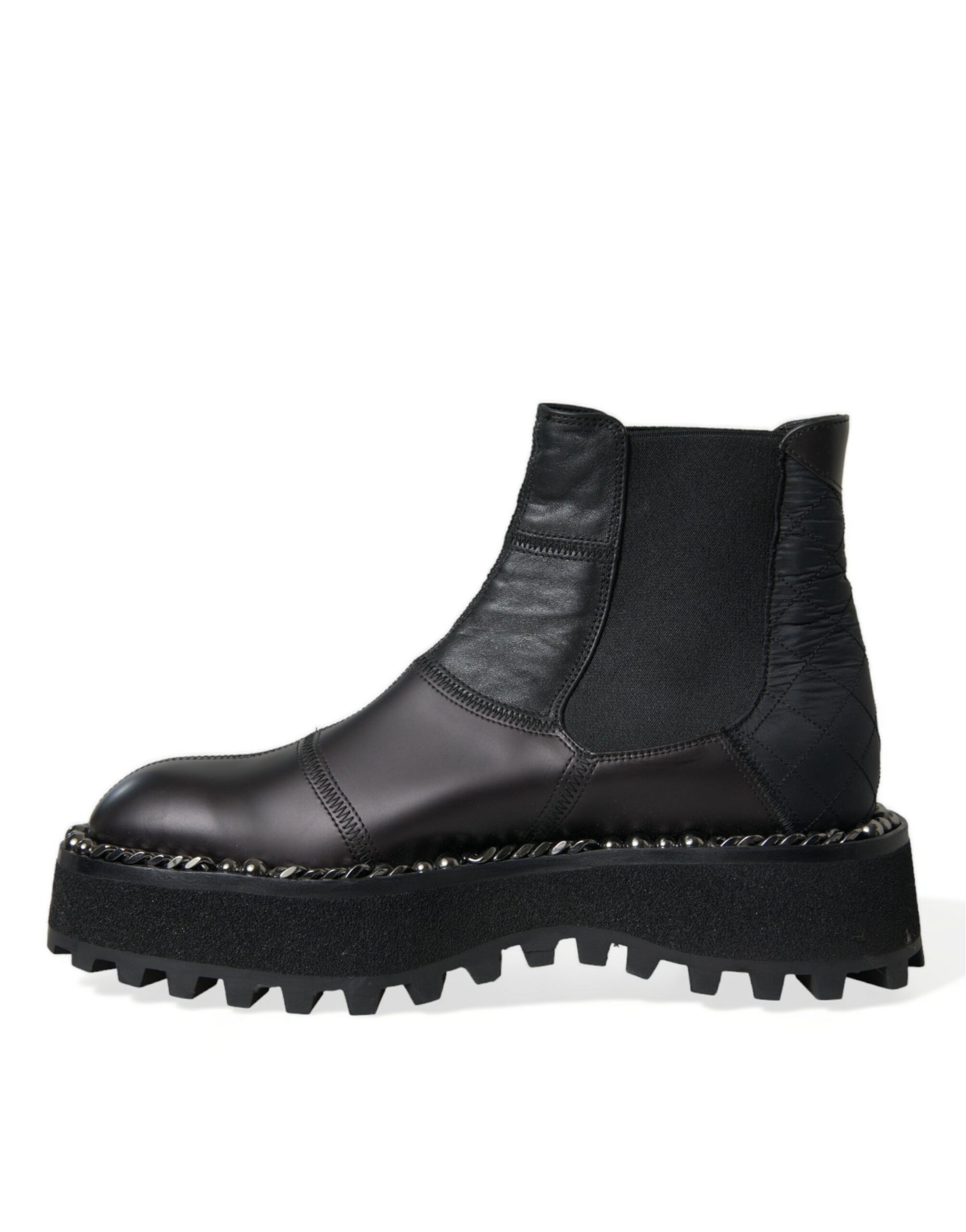 Elegant Black Chelsea Slip-On Boots