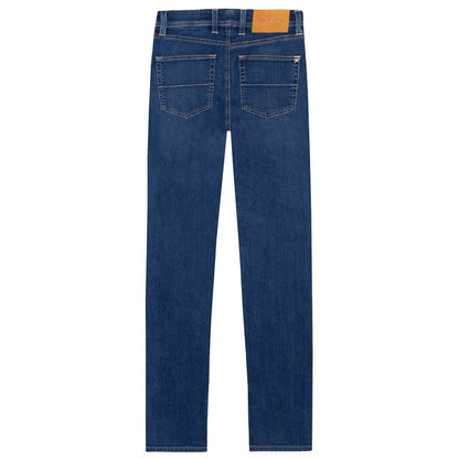 Elegant Stretch Cotton Men's Jeans