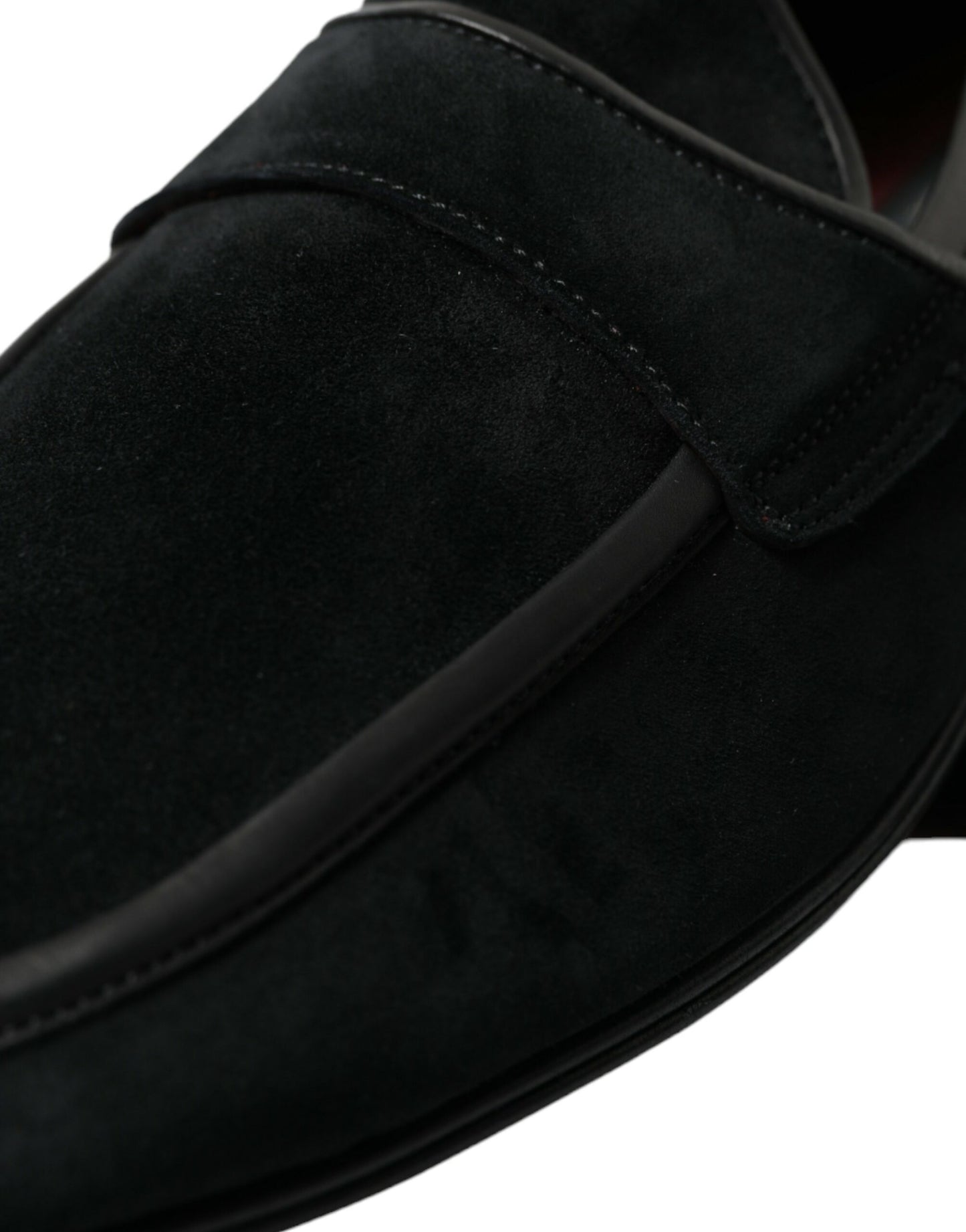 Elegant Velvet Black Loafers for Men