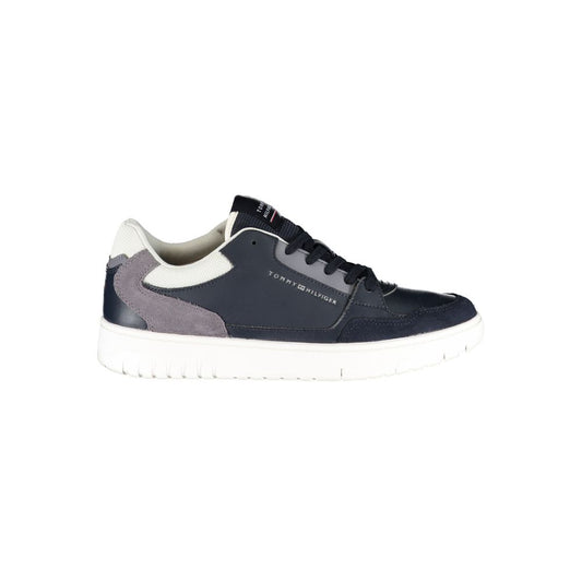 Blue Polyethylene Men Sneaker