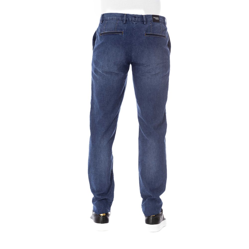 Blue Cotton Men Jeans