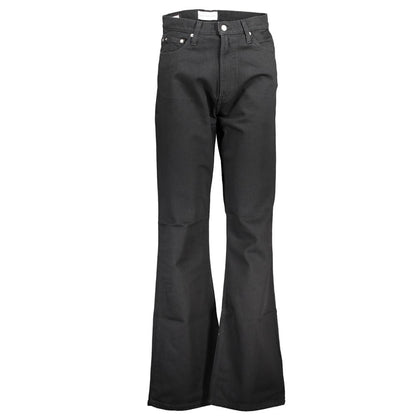 Sleek Black Organic Bootcut Denim