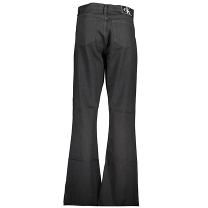 Sleek Black Organic Bootcut Denim