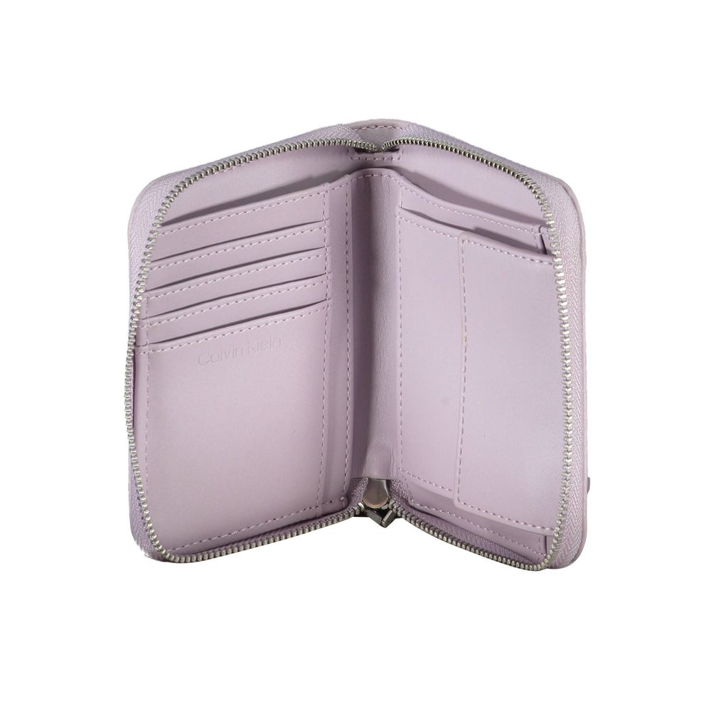 Elegant Purple RFID Wallet with Card Slots