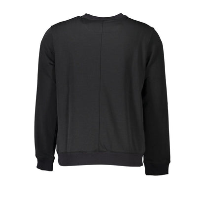 Sleek Black Crew Neck Sweater