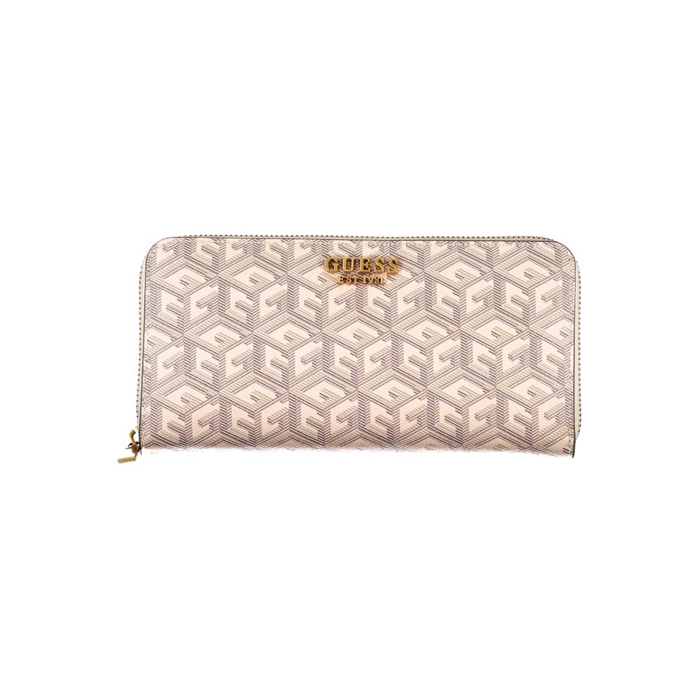 Chic Beige Multi-Compartment Wallet