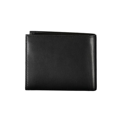 Sleek Leather Bifold Wallet with Coin Purse