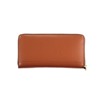 Elegant Laurel Triple-Compartment Wallet