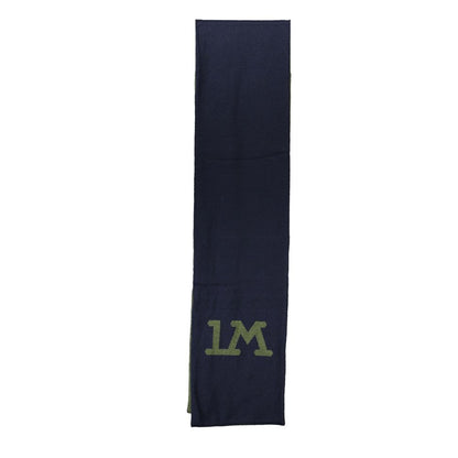 Elegant Green Contrast Detail Scarf