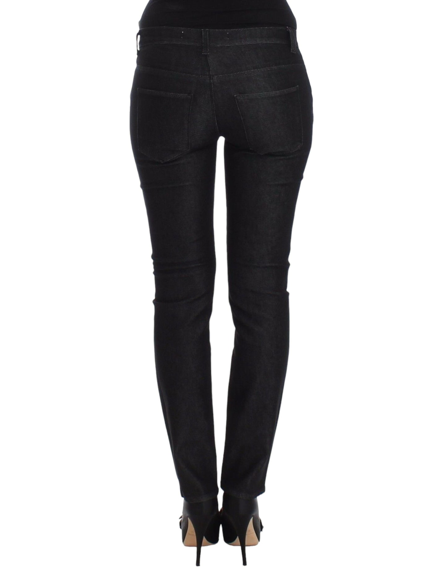 Chic Black Skinny Jeans - Elegant & Slim Fit